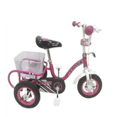 Tricycle 10 Basket Pink CL - 1210 - Colorland Toys